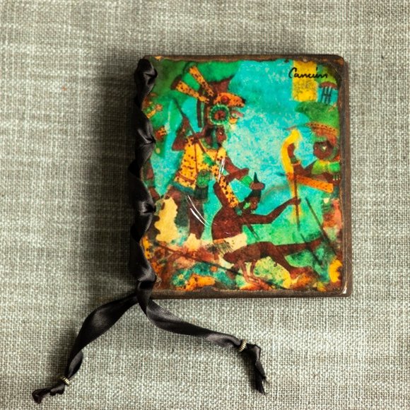 Handmade Blank Journal from Cancun - 4" x 5"